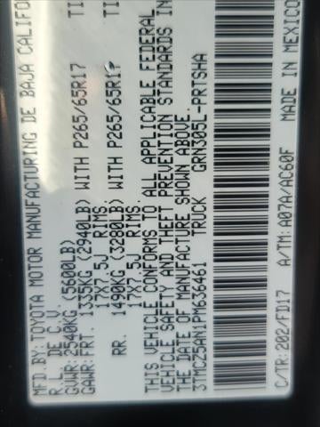 2023 Toyota Tacoma 4WD TRD Sport