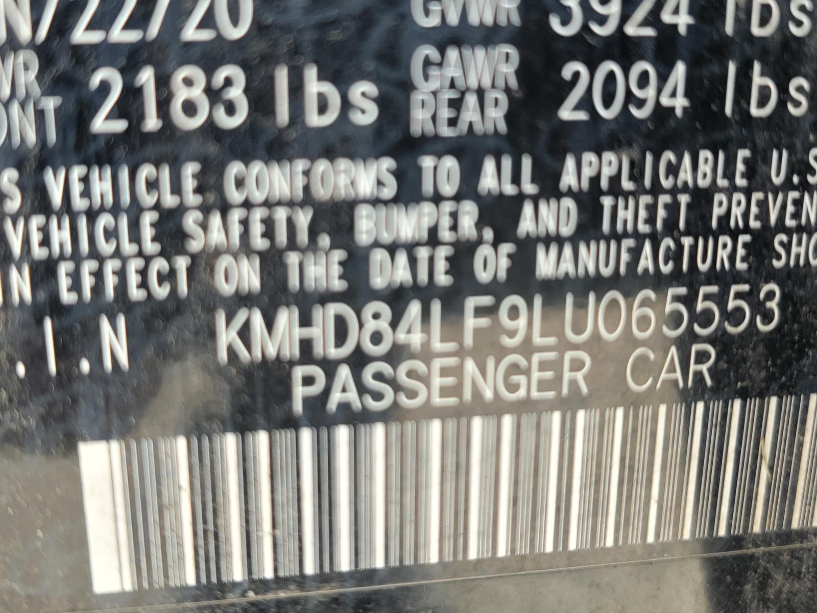 2020 Hyundai Elantra Value Edition