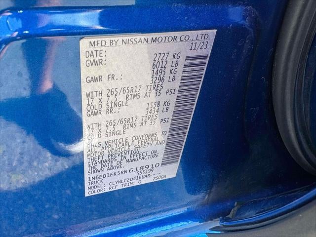 2024 Nissan Frontier Crew Cab 4x4 SV