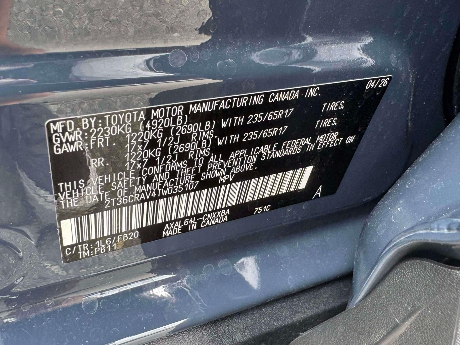 2026 Toyota RAV4 LE AWD (Natl)