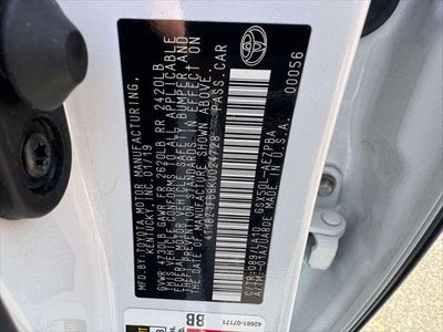 2019 Toyota Avalon Limited (Natl)