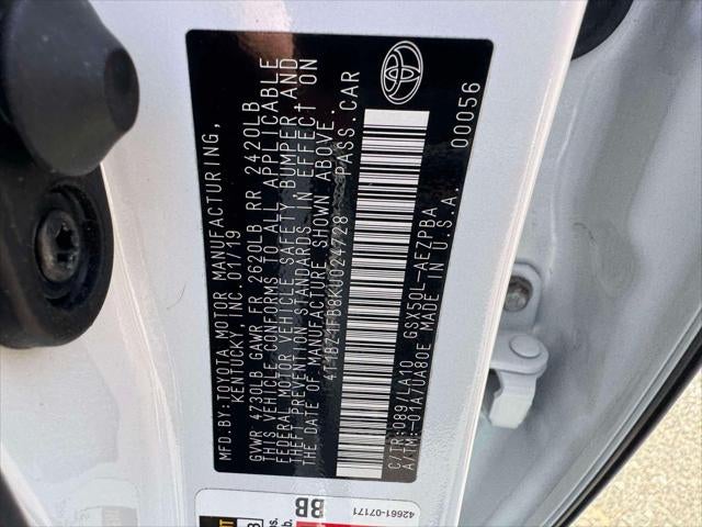 2019 Toyota Avalon Limited (Natl)