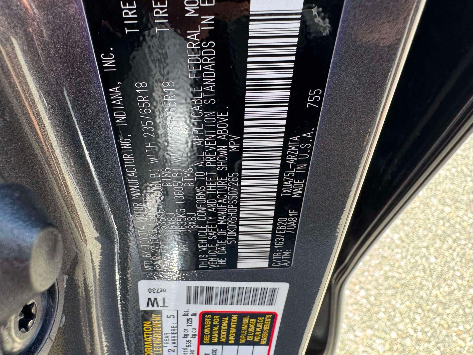 2023 Toyota Highlander XLE AWD (Natl)