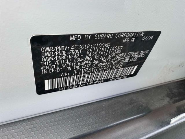 2024 Subaru WRX TR Manual