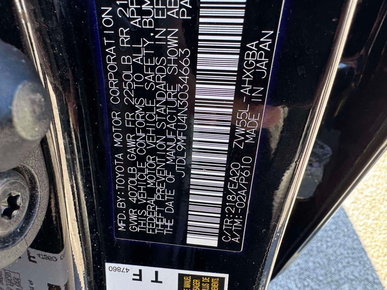 2022 Toyota Prius LE AWD-e (Natl)