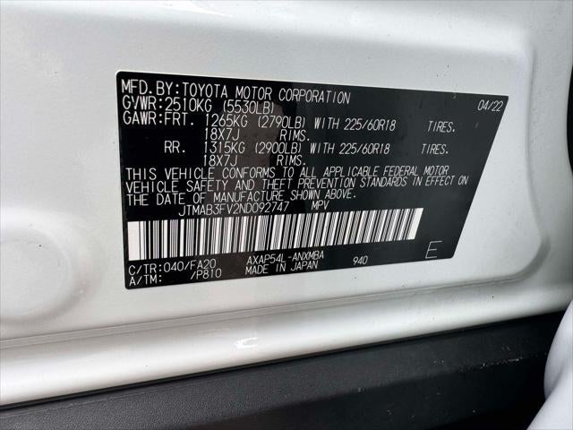 2022 Toyota RAV4 Prime SE (Natl)
