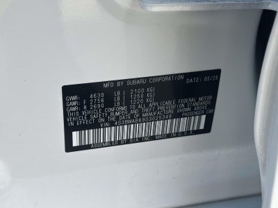 2025 Subaru Legacy AWD