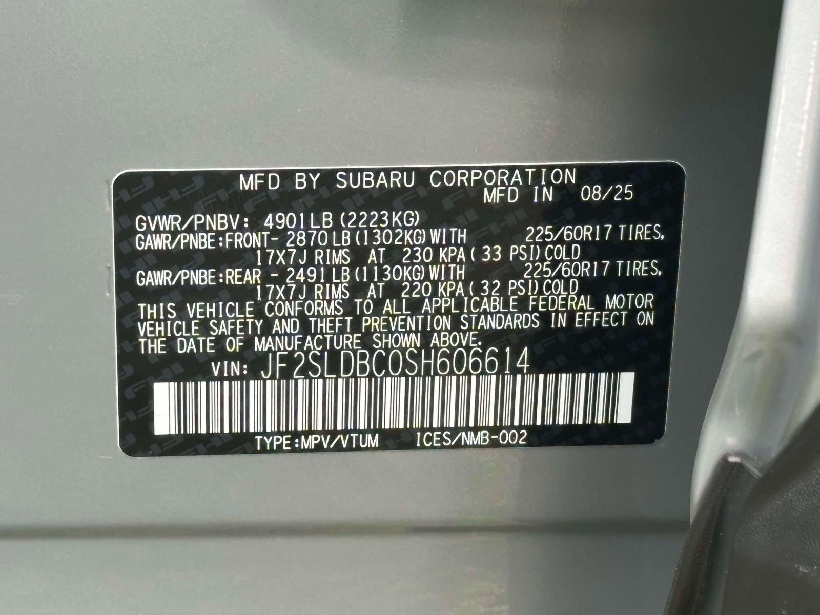 2025 Subaru Forester Premium AWD