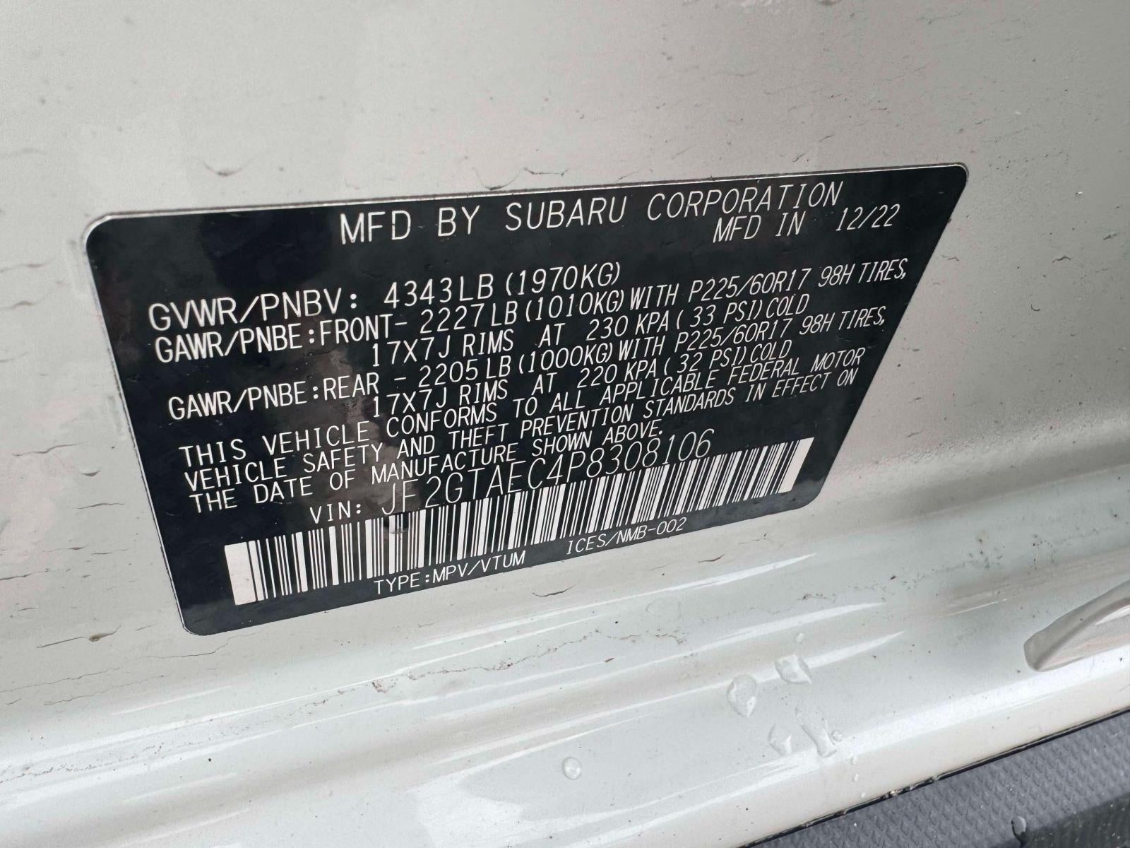 2023 Subaru Crosstrek Premium CVT