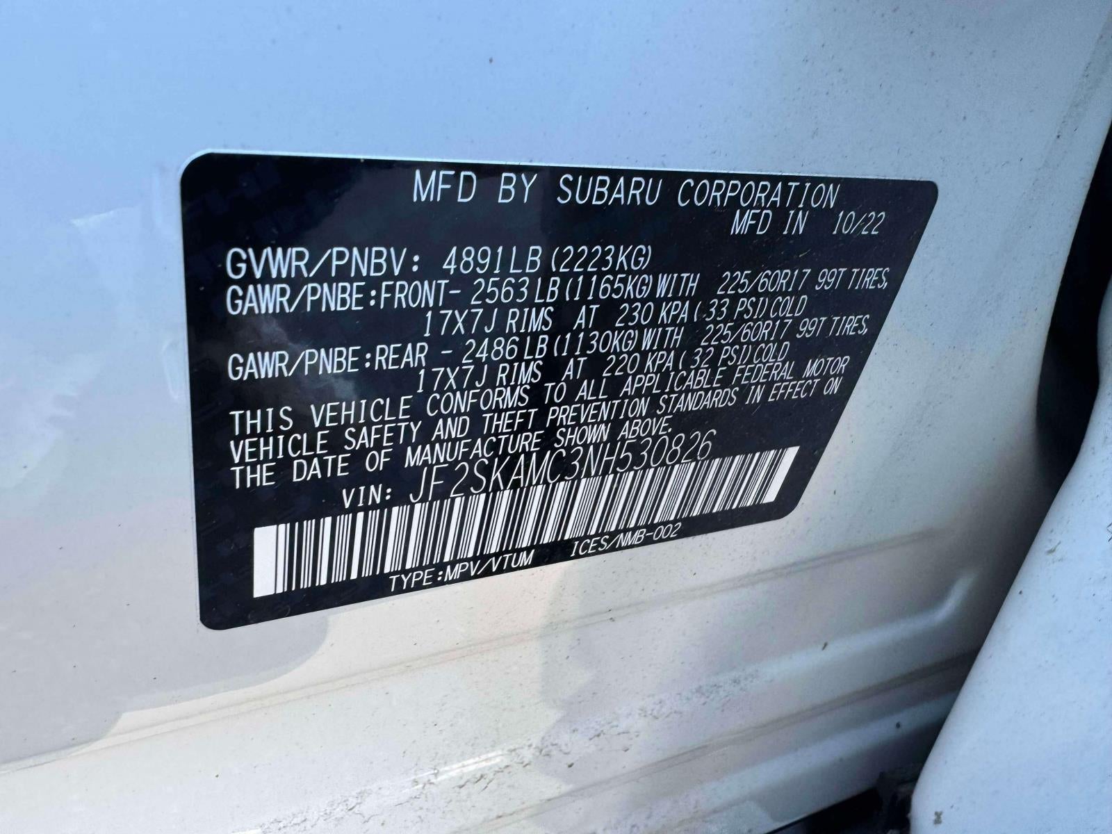 2022 Subaru Forester Wilderness CVT