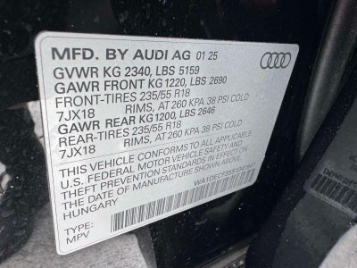 2025 Audi Q3 S line Premium 45 TFSI quattro