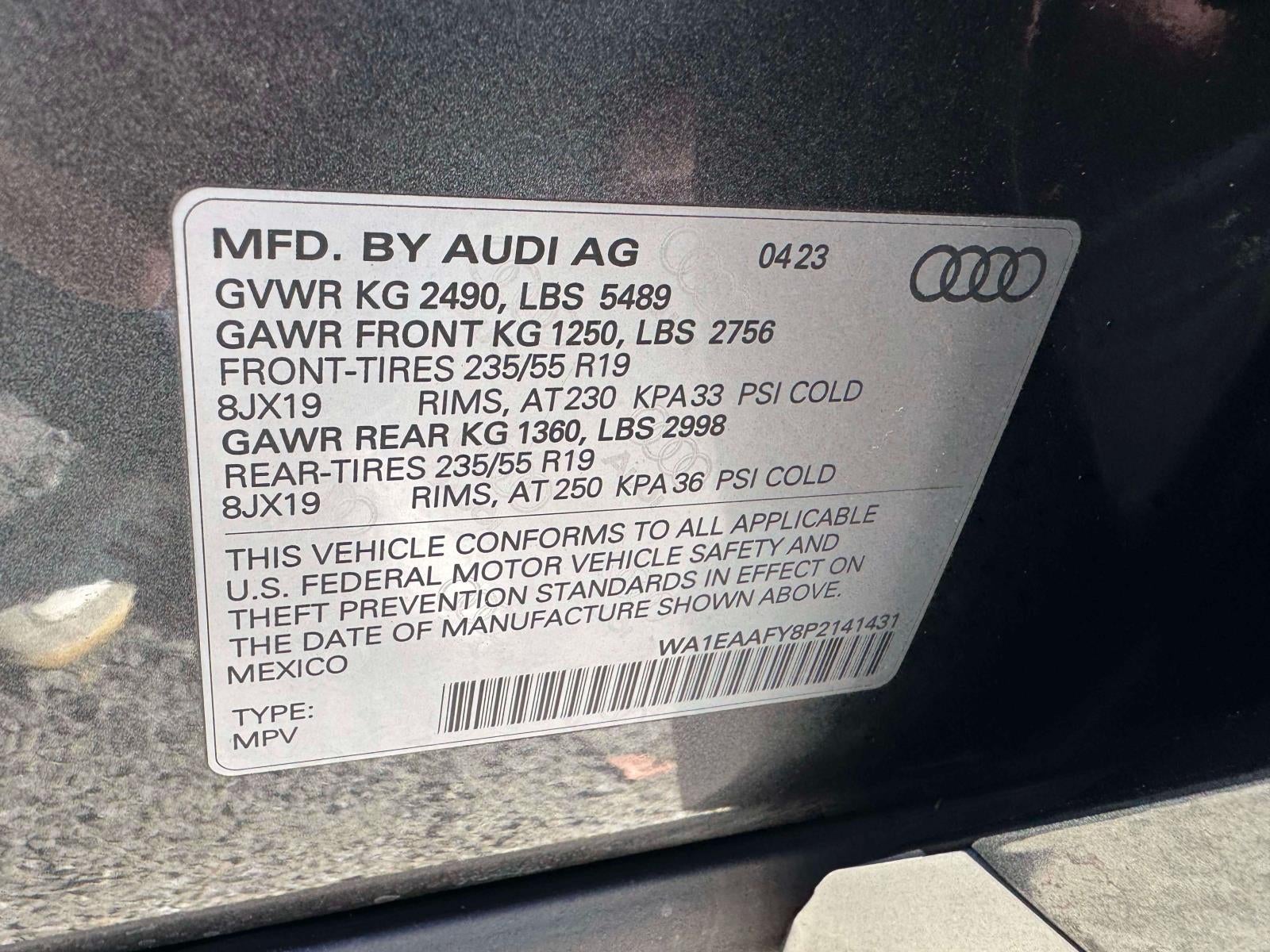 2023 Audi Q5 S line Premium Plus 45 TFSI quattro