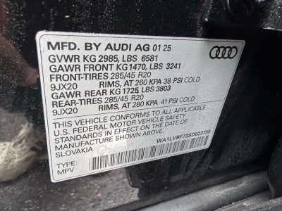 2025 Audi Q7 Premium Plus 55 TFSI quattro