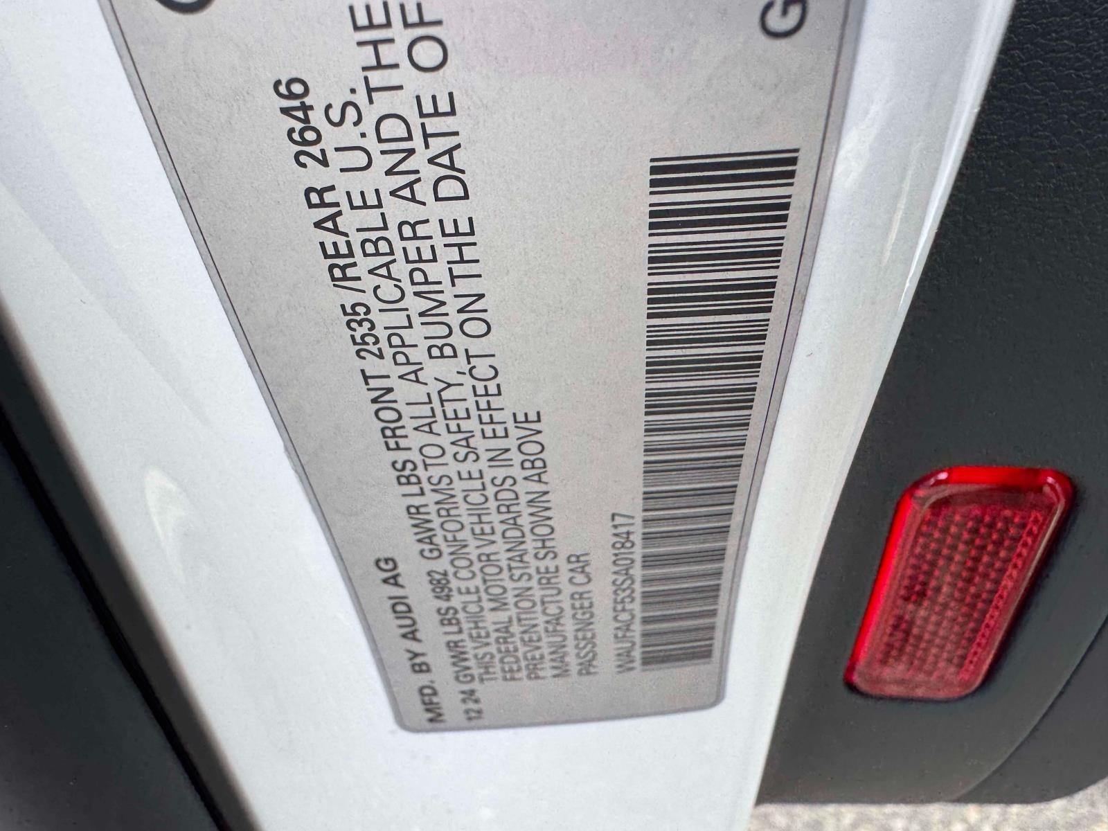 2025 Audi A5 Sportback S line Premium Plus 45 TFSI quattro