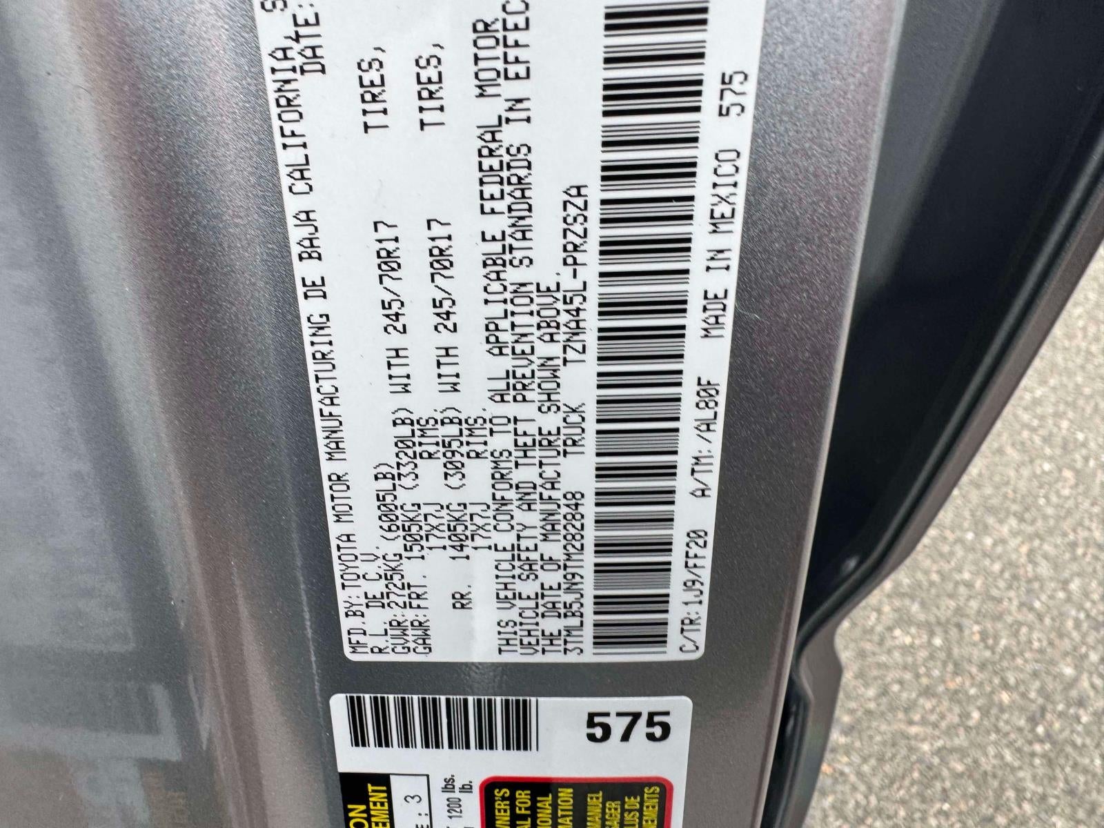 2026 Toyota Tacoma 4WD SR5