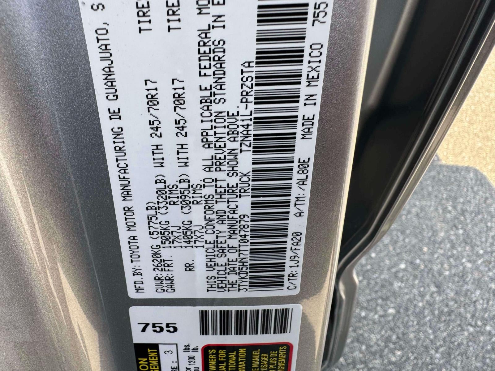 2026 Toyota Tacoma 2WD SR