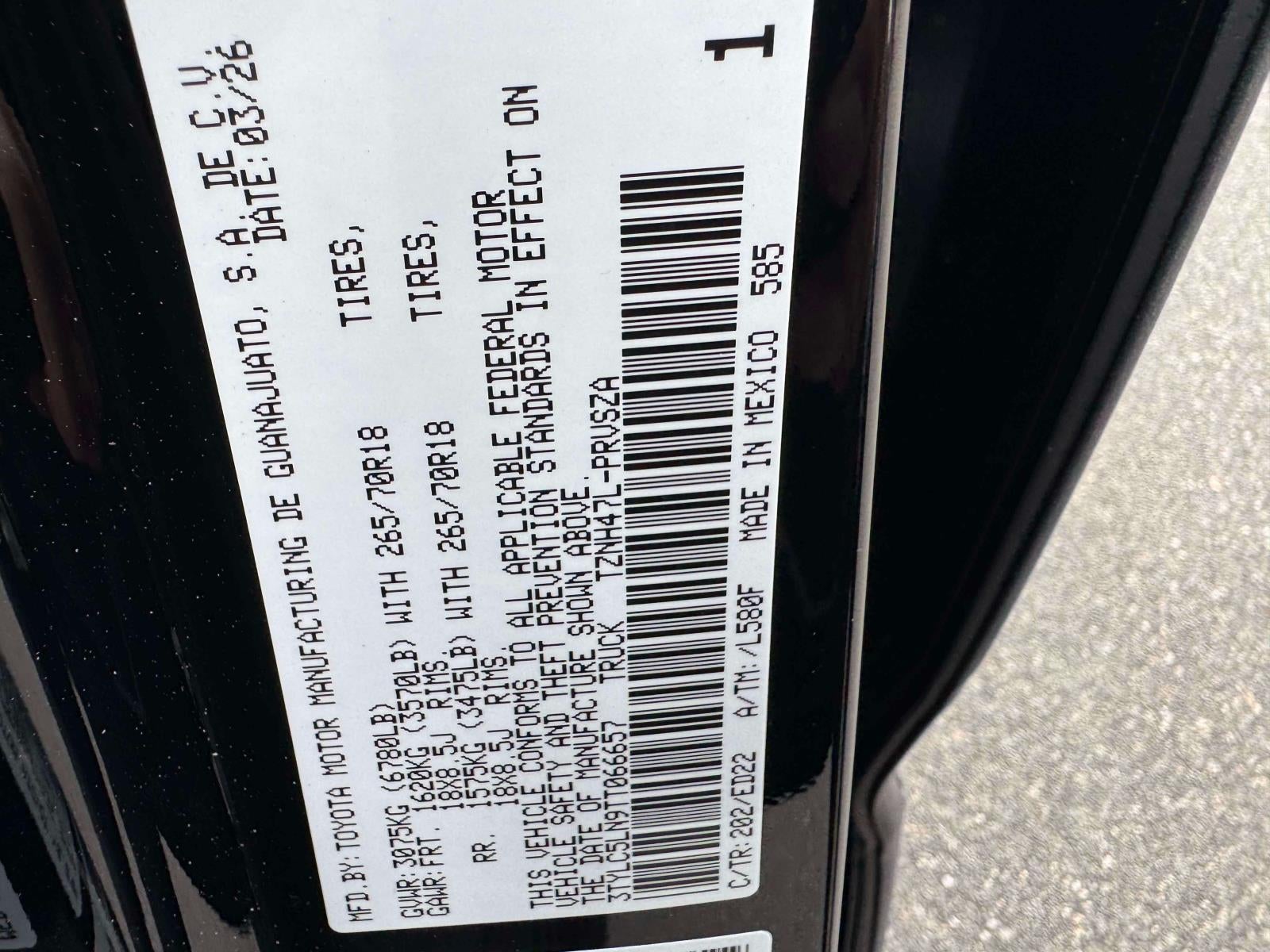 2026 Toyota Tacoma 4WD Tacoma TRD Pro