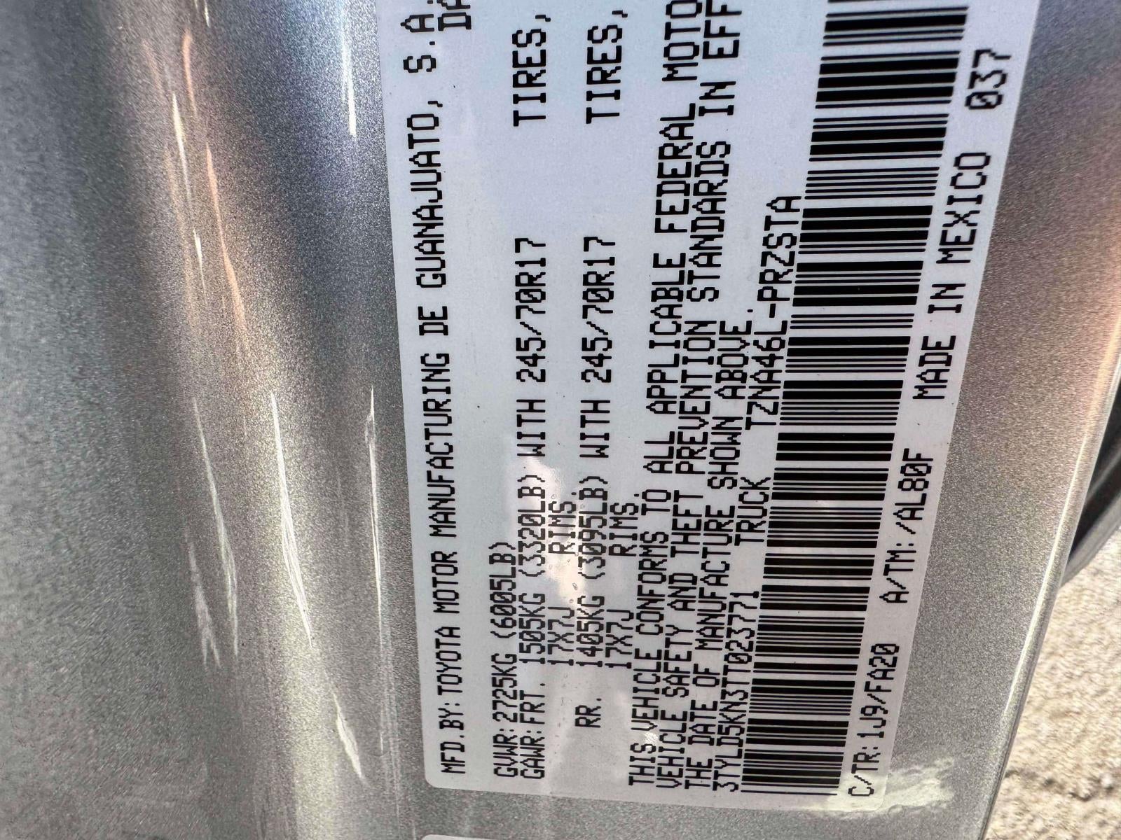 2026 Toyota Tacoma 4WD SR