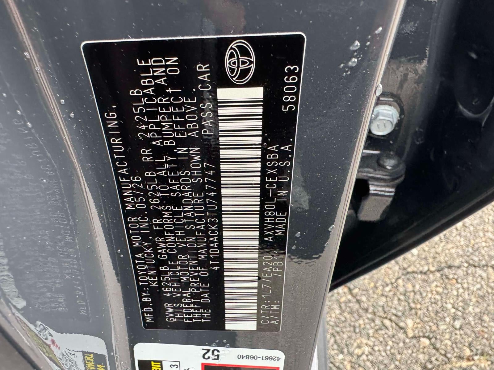 2026 Toyota Camry SE