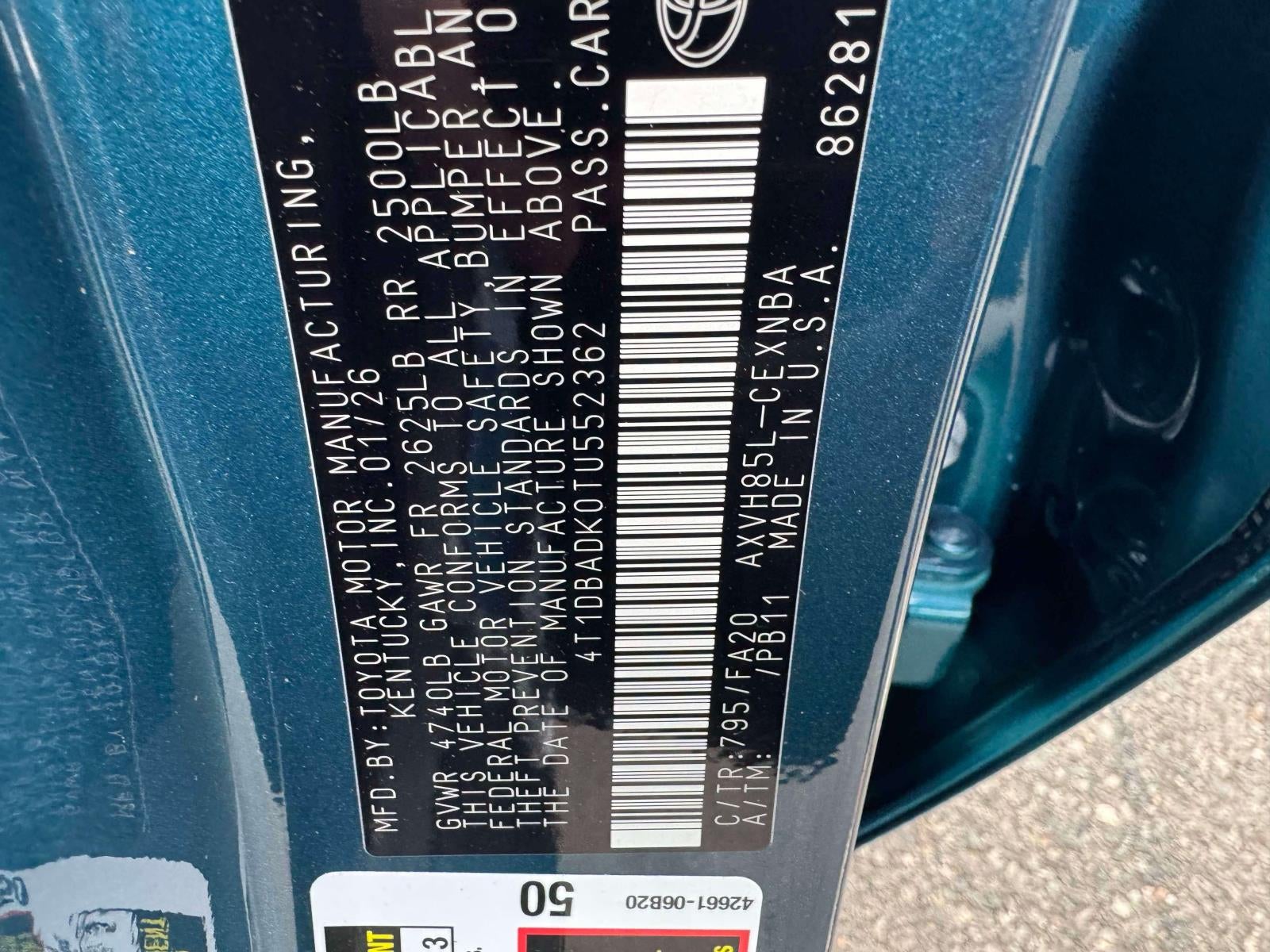 2026 Toyota Camry LE AWD