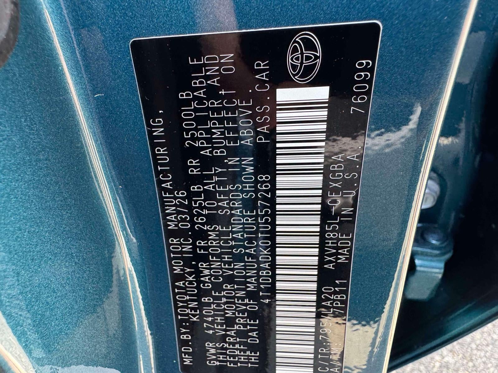 2026 Toyota Camry XLE AWD