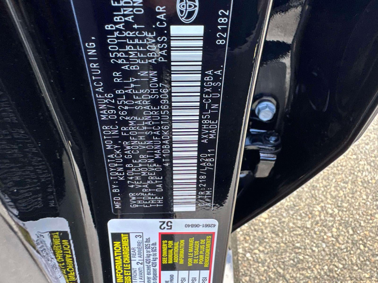 2026 Toyota Camry XLE AWD