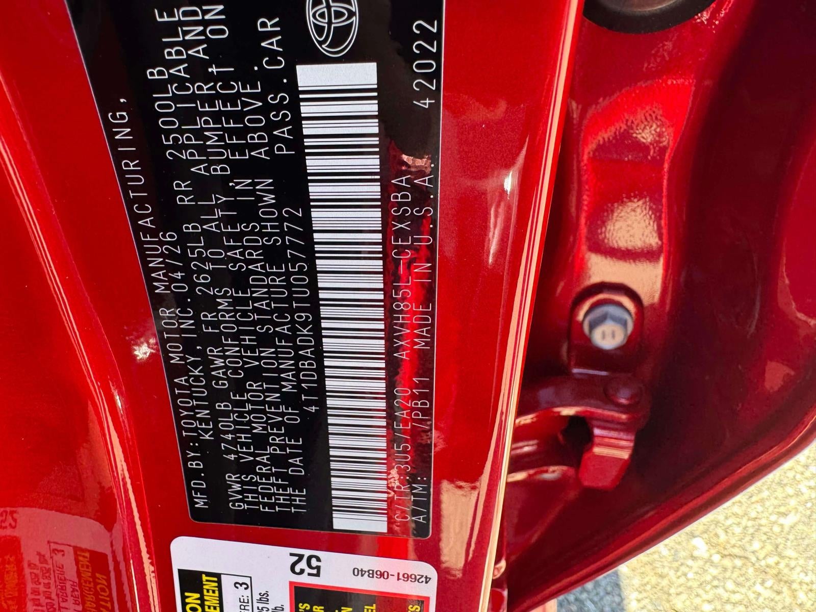 2026 Toyota Camry SE AWD