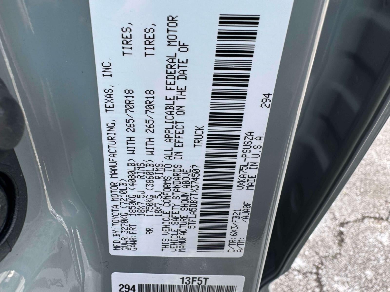 2026 Toyota Tundra 4WD SR5