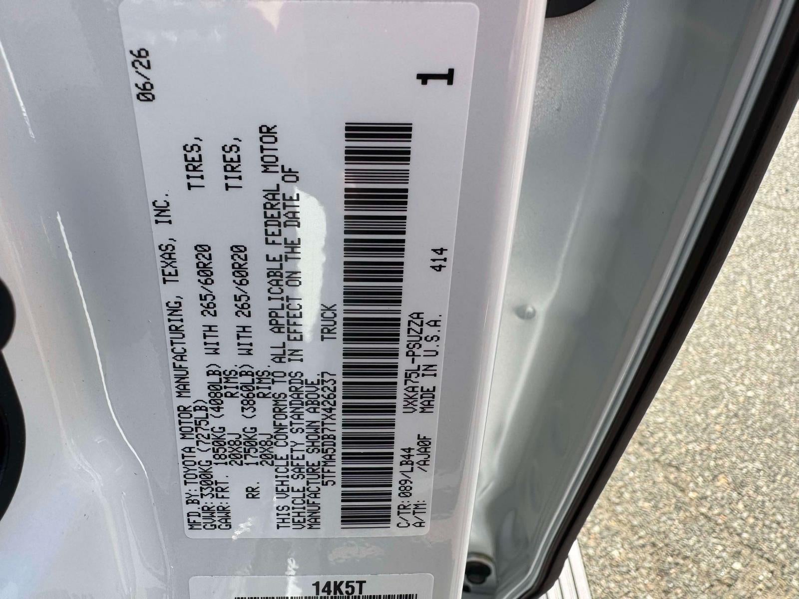 2026 Toyota Tundra 4WD 1794 Edition