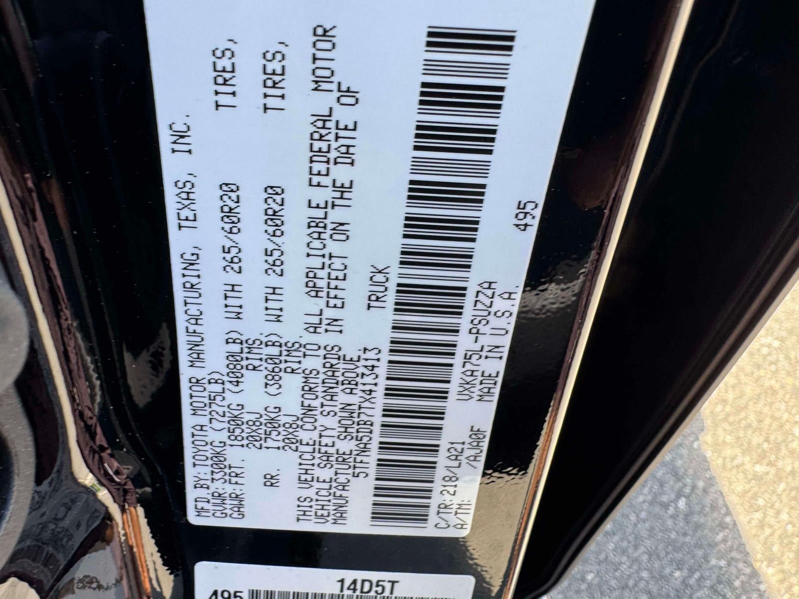 2026 Toyota Tundra 4WD Platinum