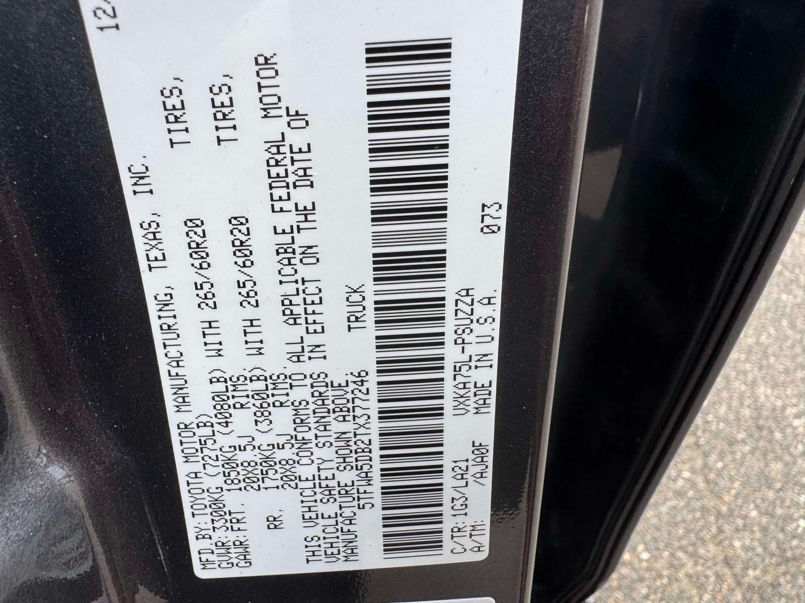 2026 Toyota Tundra 4WD Platinum