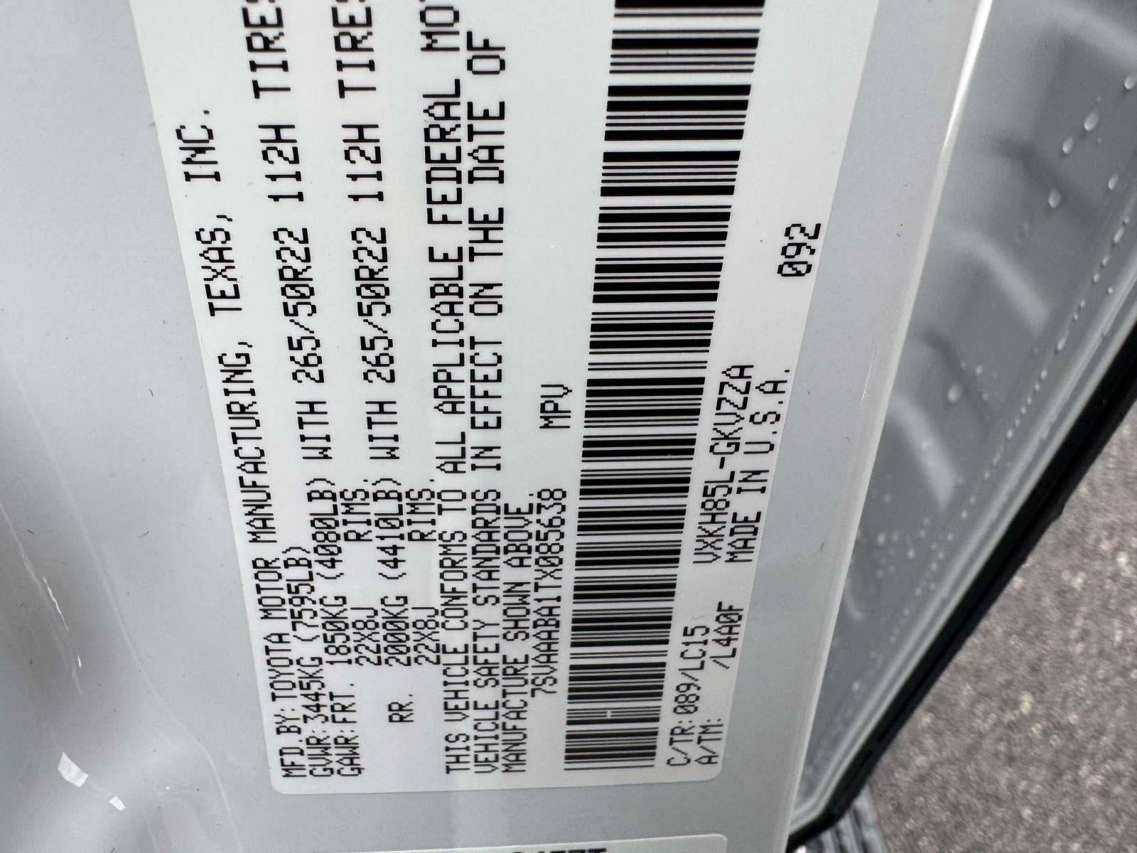 2026 Toyota Sequoia Capstone