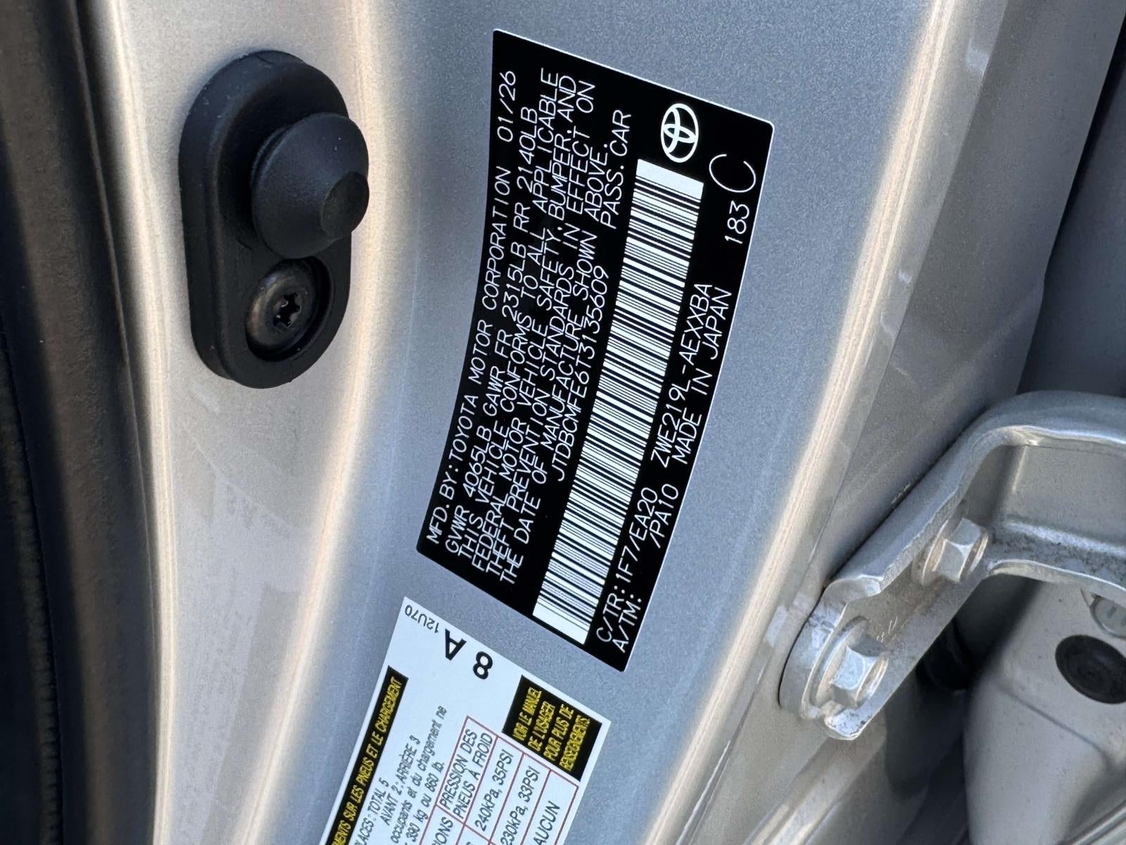 2026 Toyota Corolla Hybrid XLE FWD (Natl)