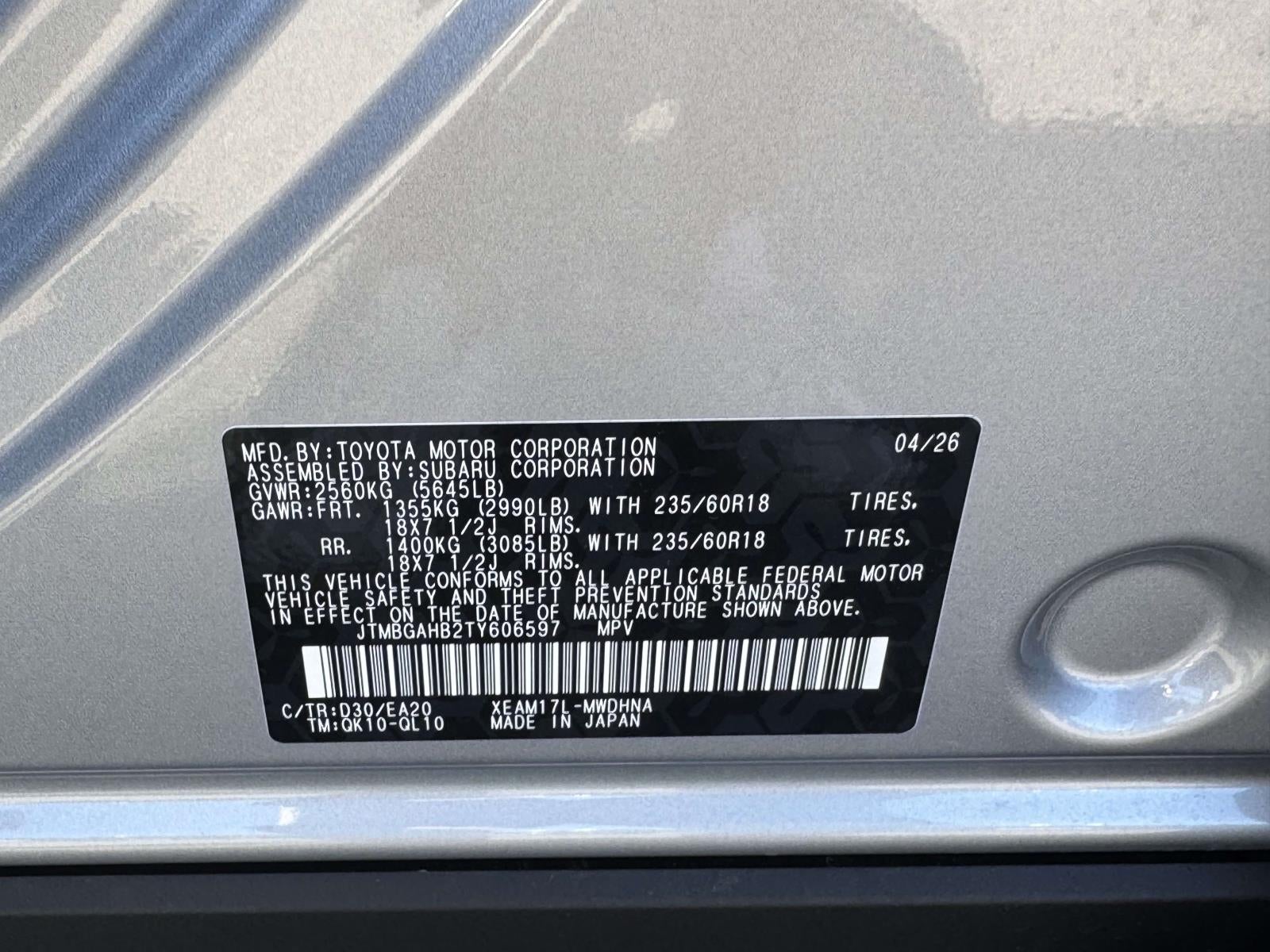 2026 Toyota bZ Woodland Premium AWD (Natl)
