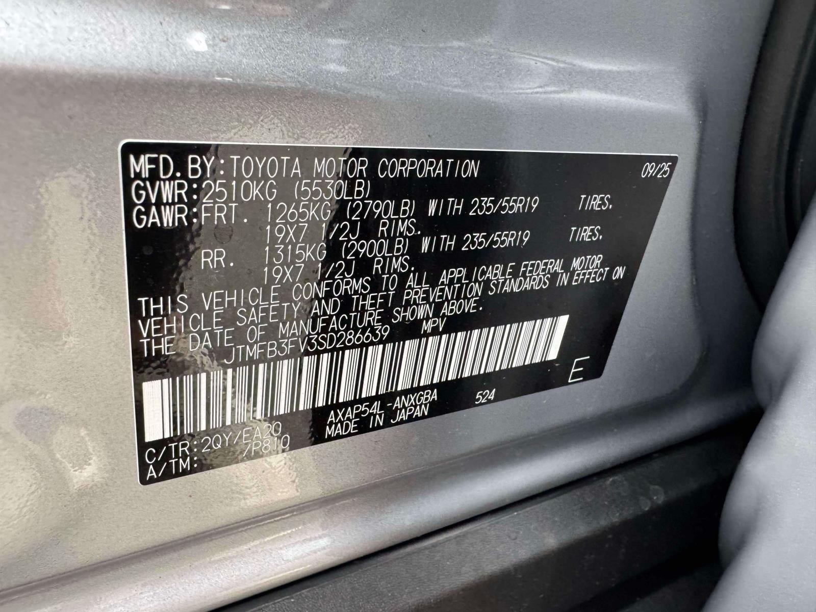 2025 Toyota RAV4 Plug-In Hybrid XSE