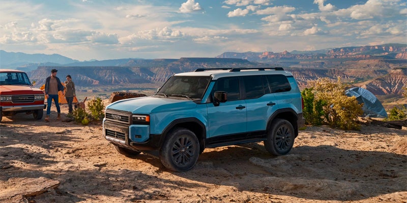 Blue 2025 Toyota Land Cruiser