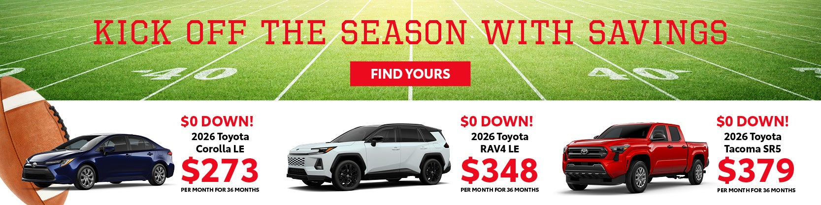 Toyota World of Newton September Specials