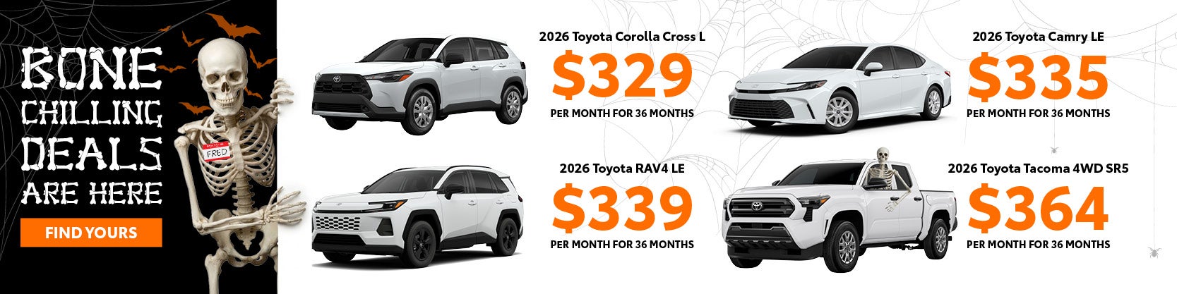 Toyota World of Newton October Specials