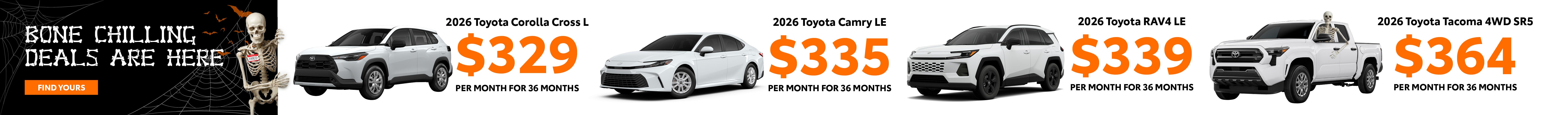 Toyota World of Newton September Specials