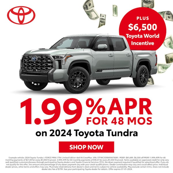 Toyota New Car Specials | Newton Toyota dealer in Newton NJ