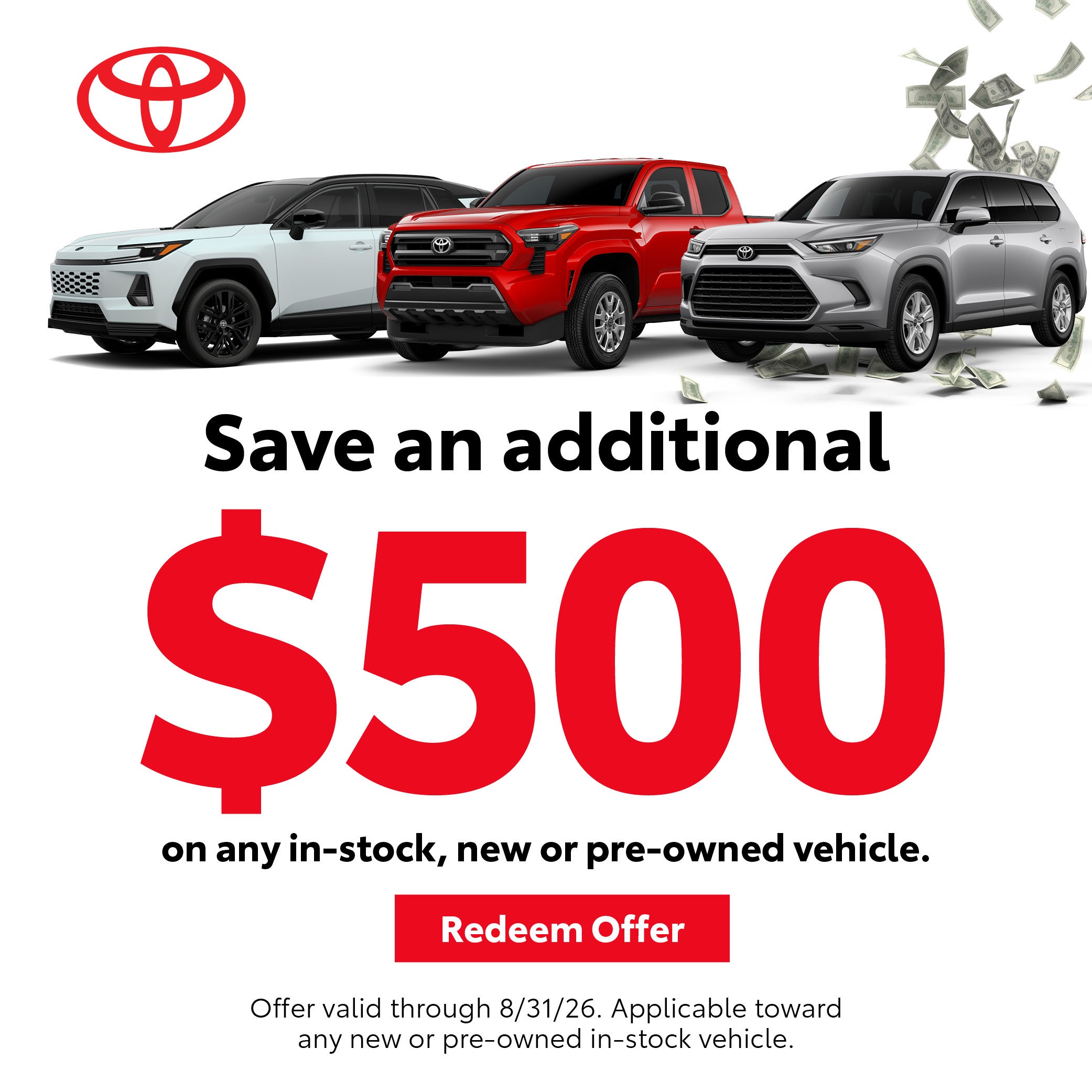 $500 off