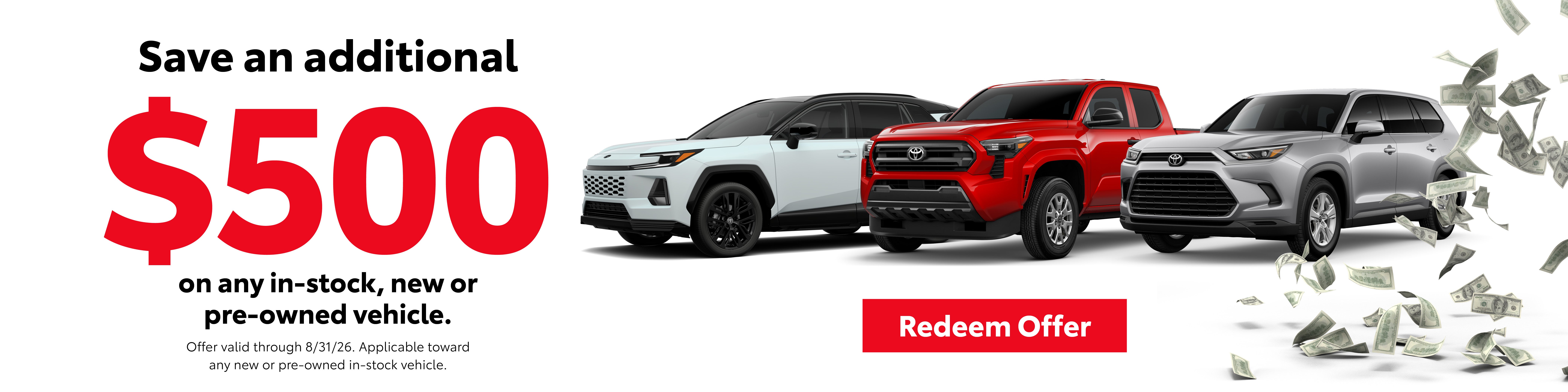 $500 off
